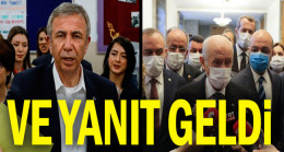 Ve yanıt geldi
