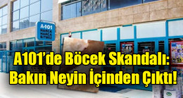 A101’de böcek skandalı: Bakın neyin içinden çıktı