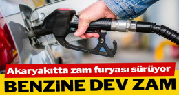 Benzine bir zam daha