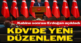 Erdoğan duyurdu! Temel ihtiyaç ürünlerinde KDV indirimi