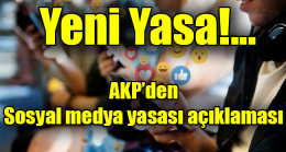AKP’den sosyal medya yasası açıklaması