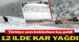 Mayıs ayında kar sürprizi! Kentler beyaza büründü!