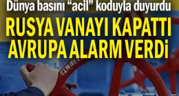 Rusya Kuzey Akım üzerinden Avrupa’ya gaz sevkiyatını durdurdu