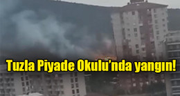 Tuzla Piyade Okulu’nda yangın