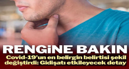 Covid-19’un en belirgin özelliği şekil değiştirdi: Rengine dikkat edin