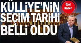 Seçim tarihi belli oldu