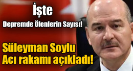 Süleyman Soylu acı rakamı açıkladı