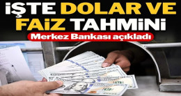 Merkez Bankası açıkladı: İşte dolar, faiz ve enflasyon tahmini