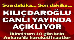 Kılıçdaroğlu canlı yayında konuşuyor