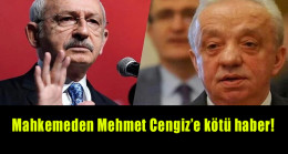 Mahkemeden Mehmet Cengiz’e kötü haber