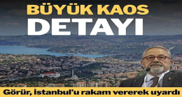 Prof. Dr. Naci Görür İstanbul’u rakam vererek uyardı…