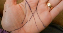 Eğer Avuç içinde m harfi varsa