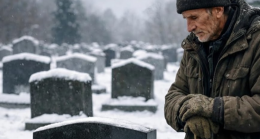 Mezarlık bekçisi, mezarlardan birinin donmadığını ve en soğuk havalarda bile yeşil kaldığını fark etti.