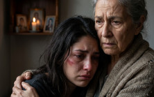 Kızını düğün gecesi kanlar içinde dönerken görünce tam bir panik yaşadı