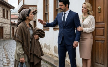 Elif, eski banka cüzdanını ve sararmış mektubu tutuyordu