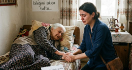 İşten eve döndüğümde, kayınvalidem ve eşim, yaşlı kadını aç bırakıp gezmeye gitmişlerdi