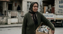 Yaşlı kadın evinden kovuldu