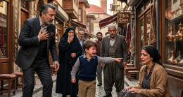 Oğlum bir dilenciyi işaret etti ve fısıldadı