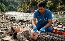 Düğününe sadece 1 saat kala, gelin Elif kırmızı gelinliğiyle Boğaz’a atladı.