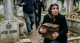 DUL KADIN HER SALI OLDUĞU GİBİ MEZARLIĞA GİTTİ