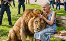 Aslan Hayvanat Bahçesinden Kaçtı Ve Yaşlı Bir Kadını Aradı