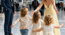Bebeği tek başıma büyütmemi söyledi; on sekiz ay sonra Boston Logan Havalimanı’nda üç küçük çocuk gördü ve ne kaybettiğini anladı.
