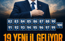 19 yeni ilimiz geliyor