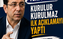 Parti kurulduktan sonraki ilk açıklama