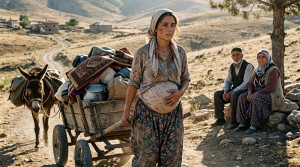 Yaşlı hamile bir dul, terk edilmiş iki yaşlıyı yolda buldu