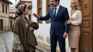Elif, eski banka cüzdanını ve sararmış mektubu tutuyordu