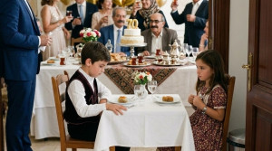 Kayınvalide, aile yemeğinin ortasında torunlarını en arka masaya gönderdi