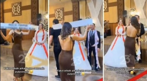 Düğünde Açtığı Pankart