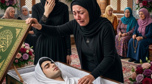 Bir anne oğlunun cenazesine geç gelir ve tabutun açılmasını ister