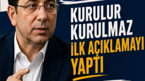 Parti kurulduktan sonraki ilk açıklama