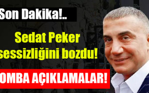 Sedat Peker Sessiliğini Bozdu.