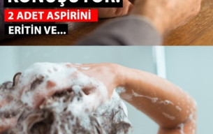 2 adet aspirini eritin