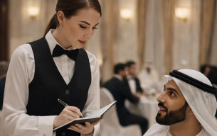 Şeyh, tüm restoranın önünde garson kıza Arapça hakaret etti