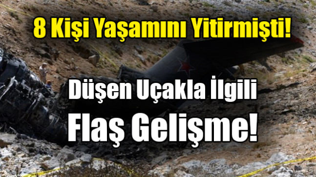 Düşen Rus Uçağıyla İlgili  Flaş Gelişme!