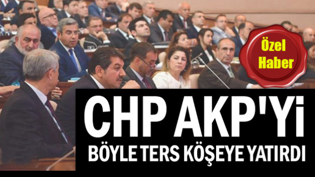 CHP AKP’yi böyle ters köşeye yatırdı