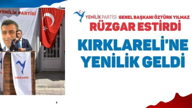 Kırklareli’ne YENİLİK geldi!