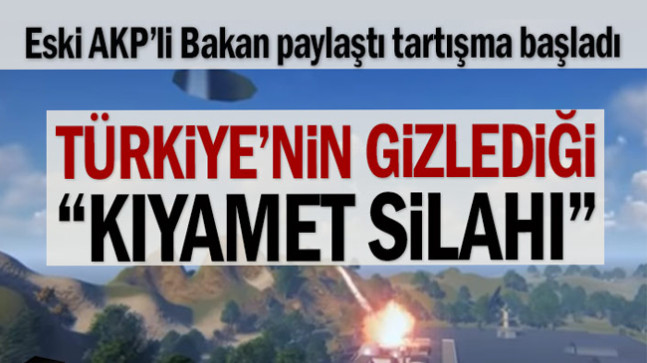 Eski AKP’li Bakan paylaştı tartışma başladı