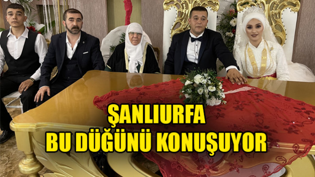 Şanlıurfa’nın Tanınmış Aileleri Karadağ ve Karataş ailelerinin mutlu günü