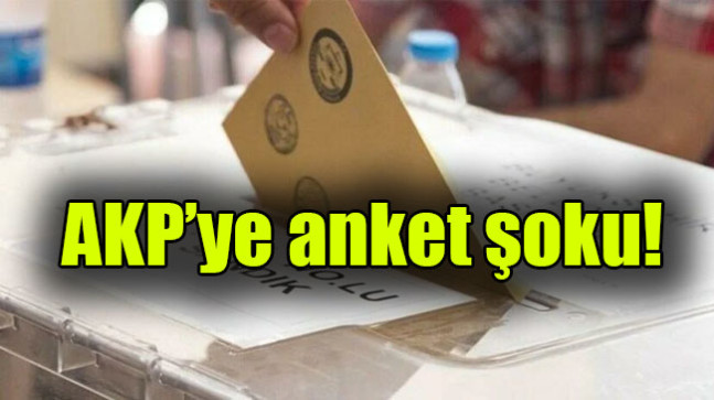 AKP’ye anket şoku