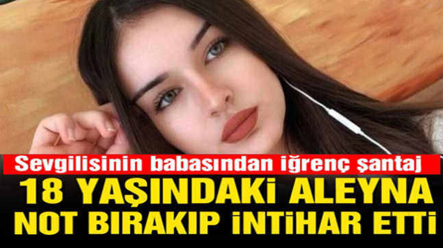 Genç kız not bırakıp intihar etti