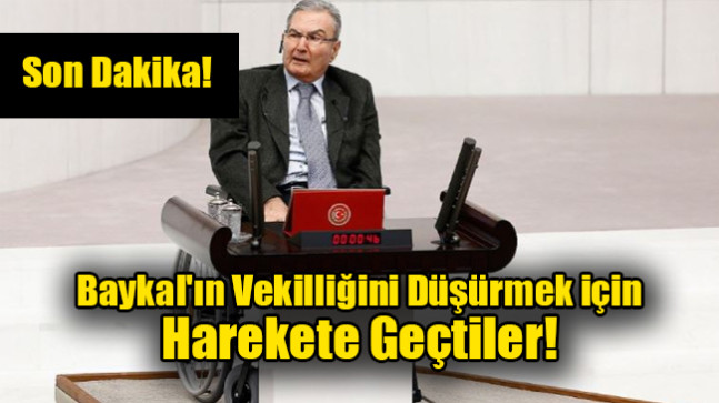 Baykal’ın Vekilliğini Düşürmek için  Harekete Geçtiler!