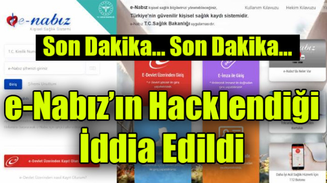 e-Nabız hacklendi iddiası