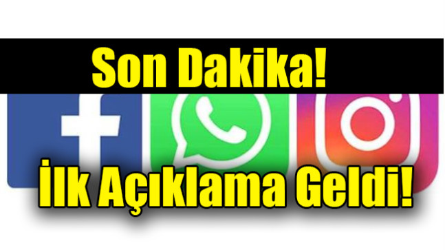 İlk Açıklama Geldi!