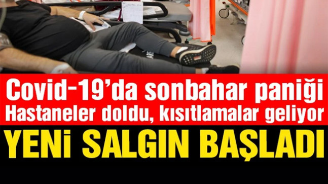 Corona virüsü salgınında “sonbahar dalgası” başladı
