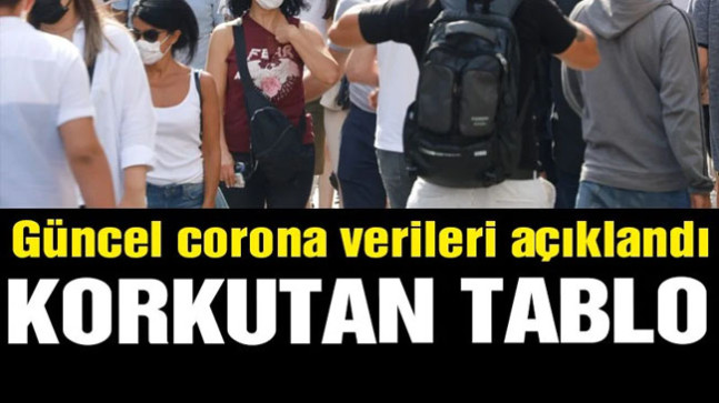Corona virüsü tablosu açıklandı!