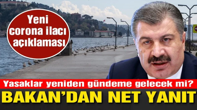 Bakan Koca’dan kapanma ve Molnupiravir açıklaması